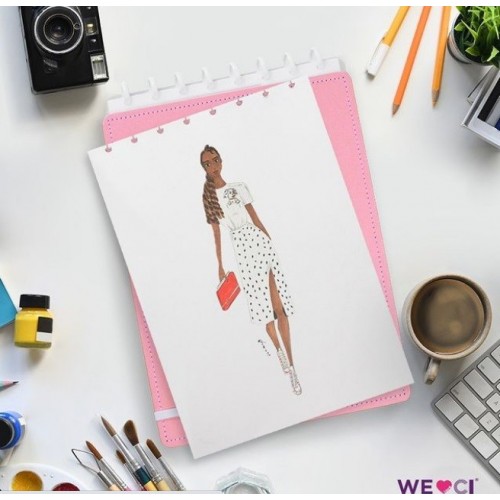 Caderno Inteligente Desenho| Rosa