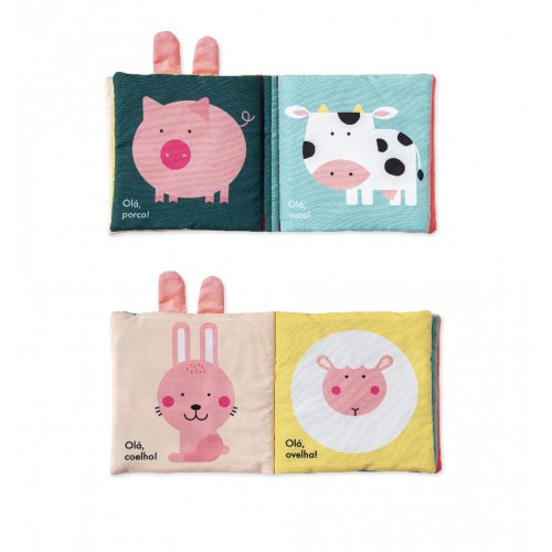 OLÁ, ANIMAIS DA QUINTA!| Livro em Tecido