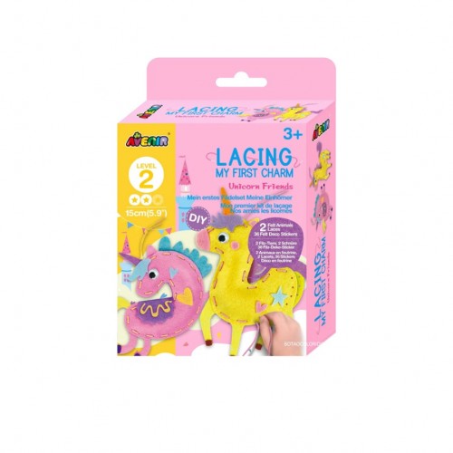 MY FIRST LACING SET - UNICÓRNIOS (NÍVEL 2)