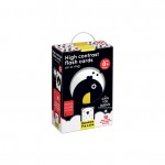 HIGH CONTRAST FLASH CARDS ON A RING - 0+