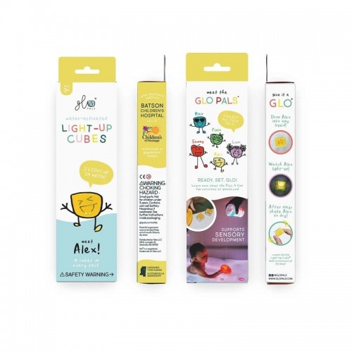 GLO PALS - CUBOS LUMINOSOS AMARELO "ALEX"