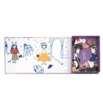 CAIXA MAGNÉTICA CRIA E DESENHA - BONECAS DE VESTIR