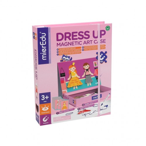 CAIXA MAGNÉTICA CRIA E DESENHA - BONECAS DE VESTIR