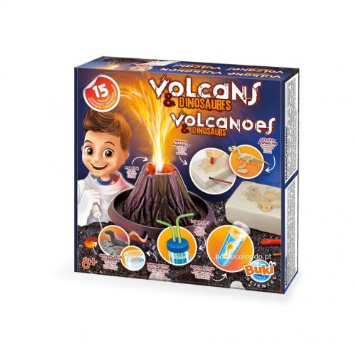 VULCÕES E DINOSSAUROS | 15 EXPERIÊNCIAS