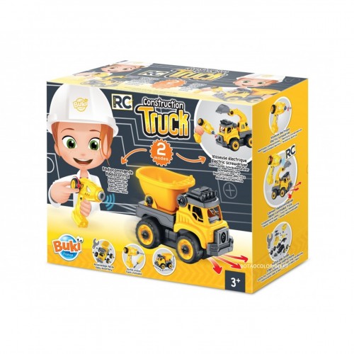 CAMIÃO DE CONSTRUÇÃO TELECOMANDADO COM SOM