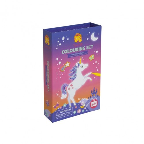 CONJUNTO DE COLORIR - UNICÓRNIOS