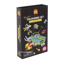 CONJUNTO DE COLORIR NEON - ESTRELAS DO ASFALTO