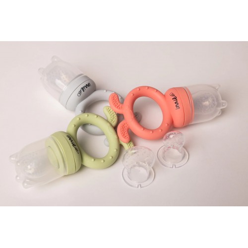 ALIMENTADOR ANTI-SUFOCO & MORDEDOR DE FRUTA - ROSA