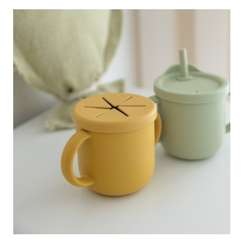 COPO MULTIFUNÇÕES 2 EM 1- MOSTARDA