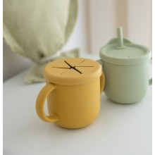 COPO MULTIFUNÇÕES 2 EM 1- MOSTARDA