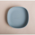 PRATO DE SILICONE - AZUL