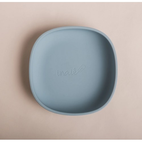 PRATO DE SILICONE - AZUL