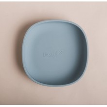 PRATO DE SILICONE - AZUL