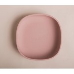 PRATO DE SILICONE - ROSA