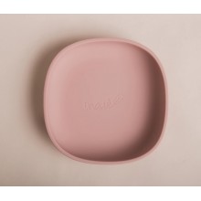 PRATO DE SILICONE - ROSA
