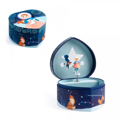 Caixa de música e guarda-jóias - Patinadora