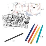 Super-Heróis para pintar |Inspired by Roy Lichtenstein