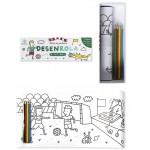 DESENROLA O FUTEBOL (rolo para colorir)