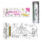 DESENROLA PRINCESAS (rolo para colorir)