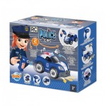 CARRO DA POLÍCIA DE CONSTRUÇÃO TELECOMANDADO COM SOM