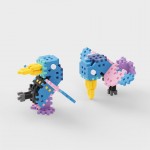 MINI WAFFLE NATURE - COLIBRI 50PÇS