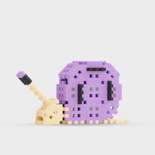 MINI WAFFLE NATURE - CARACOL 50PÇS