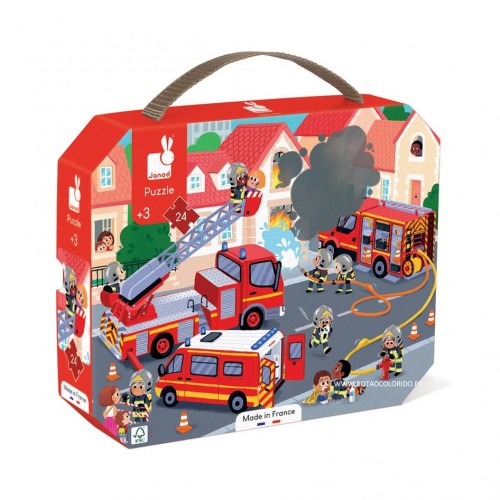 PUZZLE + POSTER - BOMBEIROS