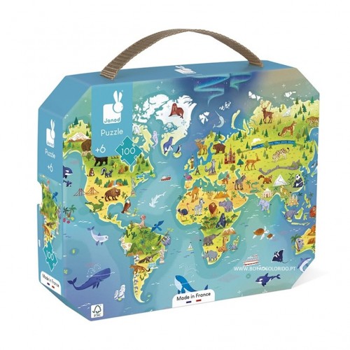 PUZZLE + POSTER - ANIMAIS DO MUNDO