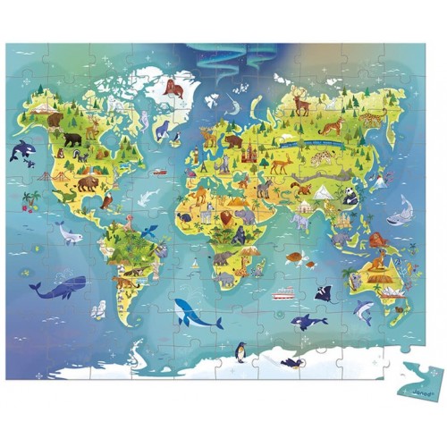 PUZZLE + POSTER - ANIMAIS DO MUNDO