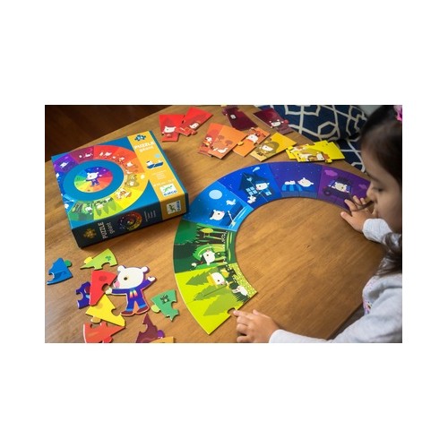 Cores - Puzzle Redondo