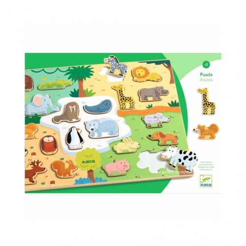 PUZZLE ANIMO - PUZZLE DE MADEIRA