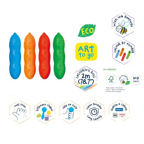 SAFARI - MINI ROLO DE COLORIR