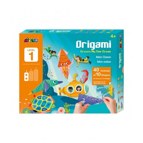 CRIA O TEU MUNDO AQUÁTICO - ORIGAMI (CREATE MY OWN OCEAN)
