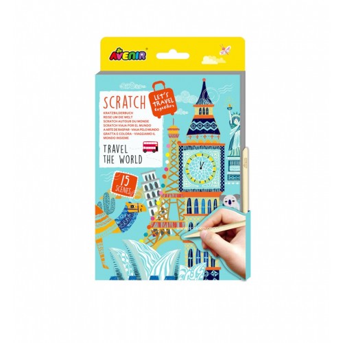 TRAVEL THE WORLD - SCRATCH BOOK