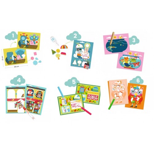 6 ACTIVIDADES CRIATIVAS -GATO E AMIGOS