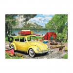 VW BEETLE CAMPING - PUZZLE