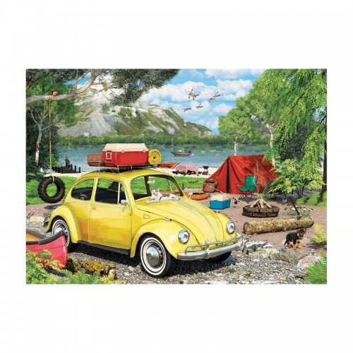 VW BEETLE CAMPING - PUZZLE
