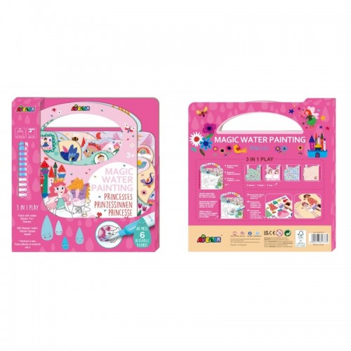 PRINCESAS - LIVRO COLORIR COM ÁGUA E ACTIVIDADES