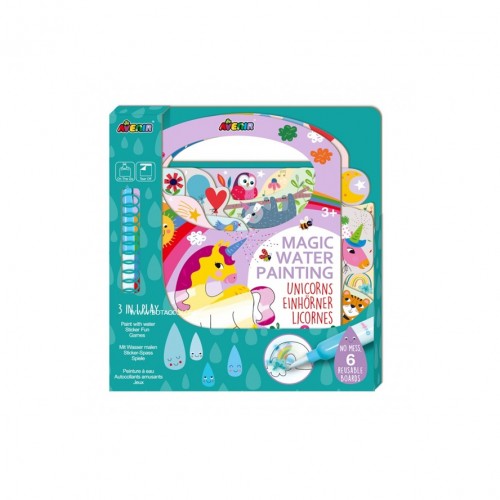 UNICÓRNIOS - LIVRO COLORIR COM ÁGUA E ACTIVIDADES
