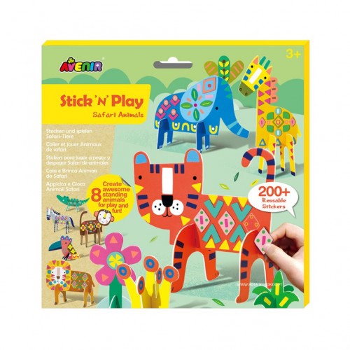 STICK & PLAY - ANIMAIS DO SAFARI
