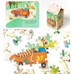 BIGODES VELOZES — LIVRO + PUZZLE (50 PCS)