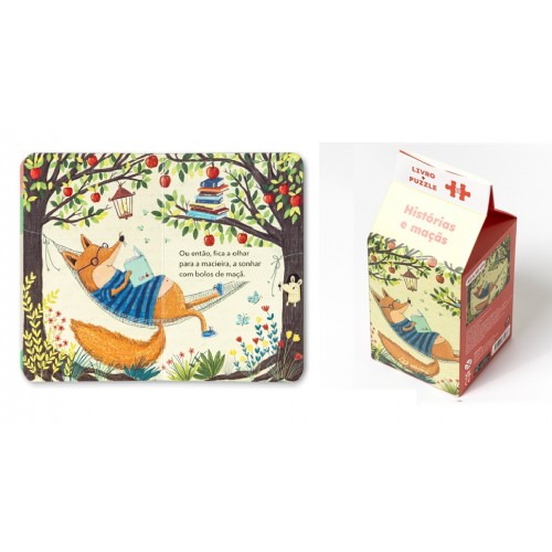 HISTÓRIAS E MAÇÃS — LIVRO + PUZZLE (50 PCS)