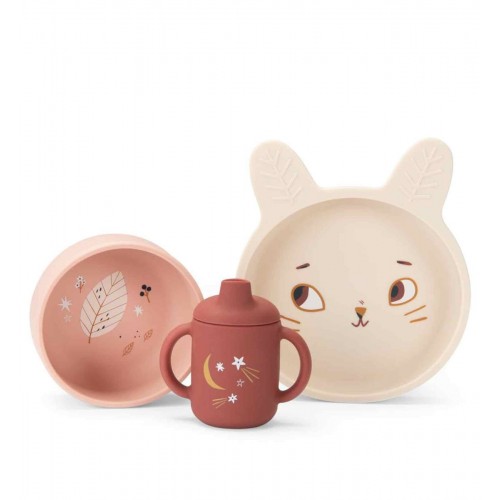 CONJUNTO DE REFEIÇÃO - GATINHA