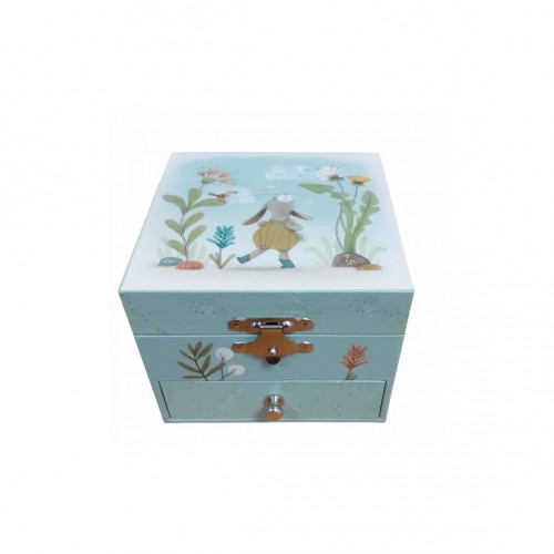Caixa de música e guarda-jóias - AMIGO COELHINHO