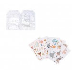 ESCOLA DE DANÇA - CADERNO DE COLORIR COM AUTOCOLANTES