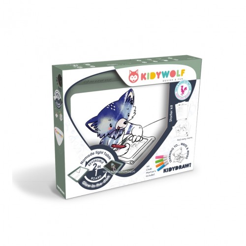 KIDYDRAW - PRANCHA DE LUZ 2 EM 1