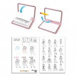 KIDYDRAW PRO- PRANCHA DE LUZ 2 EM 1 - ROSA