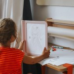 KIDYDRAW PRO- PRANCHA DE LUZ 2 EM 1 - ROSA