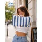 MAIDA - DENIM STRIPE (nylon sustentável)