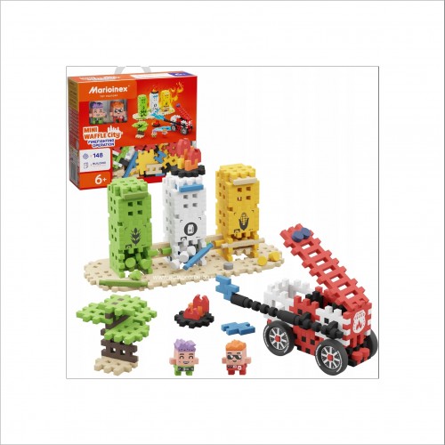 MINI WAFFLE CITY - FIREFIGHTING OPERATION 148PÇS